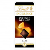 "LINDT EXCELLENCE" tumšā šokolāde ar apelsīniem, 100 g