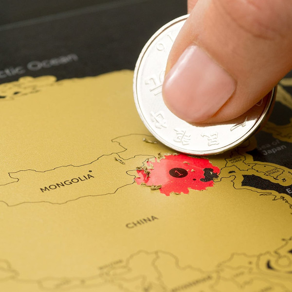 Nokasāmā Enno Vatti pasaules karte "7 pasaules brīnumi" (A3)