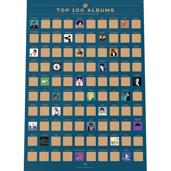 Nokasāms EnnoVatti plakāts "Mūzikas albumu TOP 100"