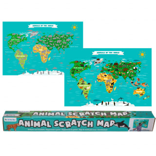 Nokasāma karte "Pasaules dzīvnieki"