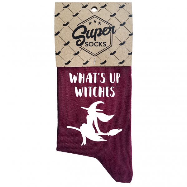 Sieviešu zeķes „What's up witches“ 
