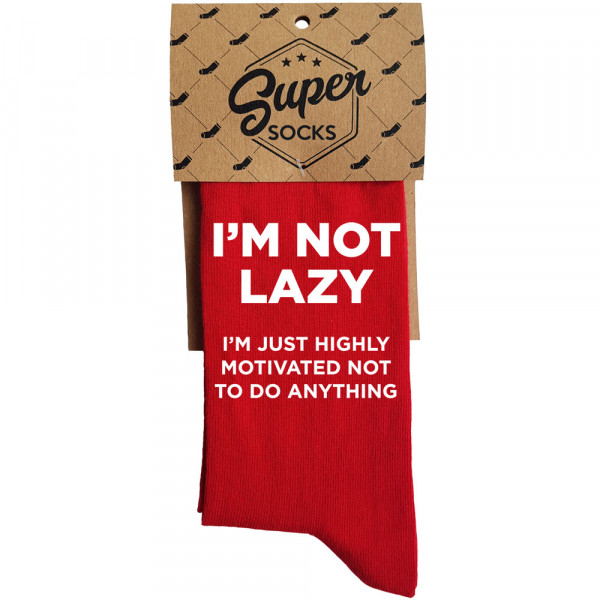 Zeķes "I'm not lazy"