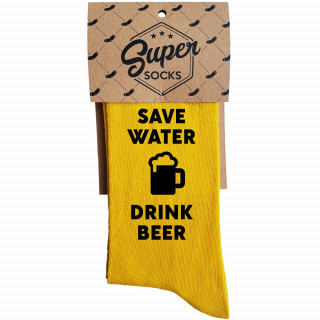 Zeķes "Save water - drink beer"