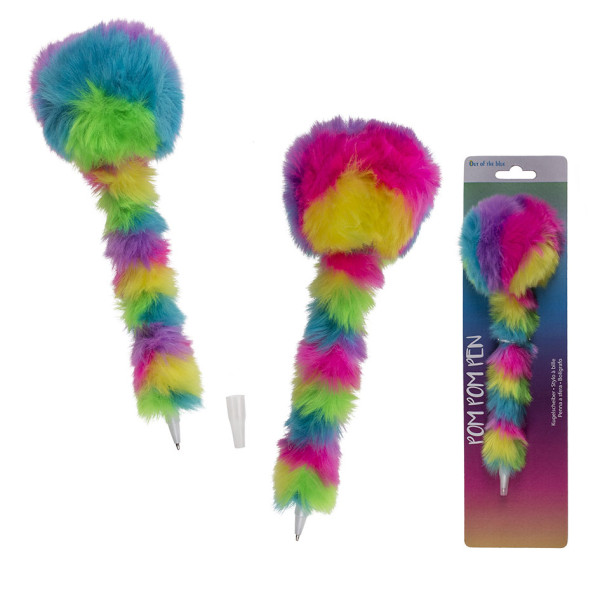 Pildspalva "Rainbow Pom Pom"