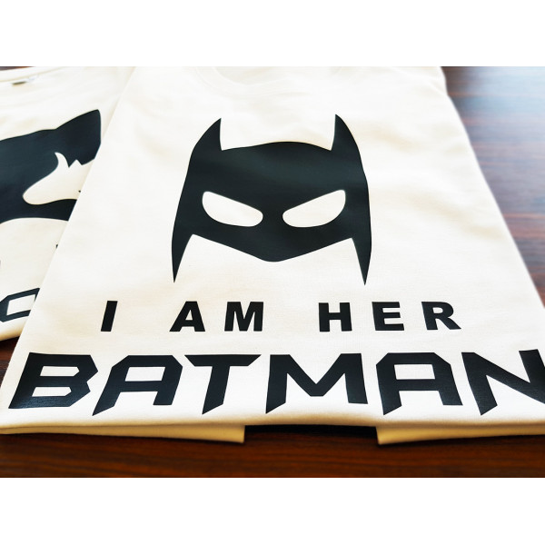 T-kreklu komplekts "Batman & Catwoman"