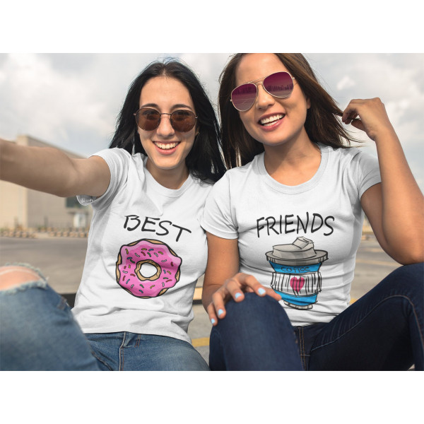 Sieviešu T-kreklu komplekts "Best friends"