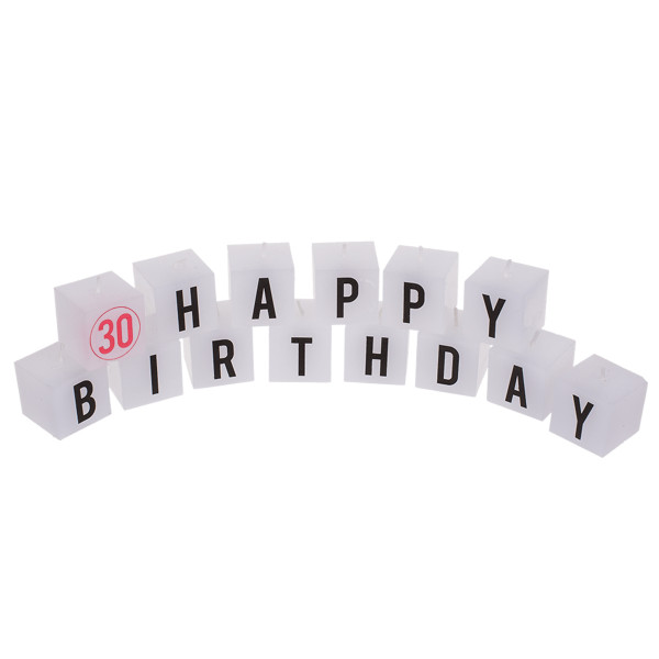 Dzimšanas dienas sveču komplekts "30"