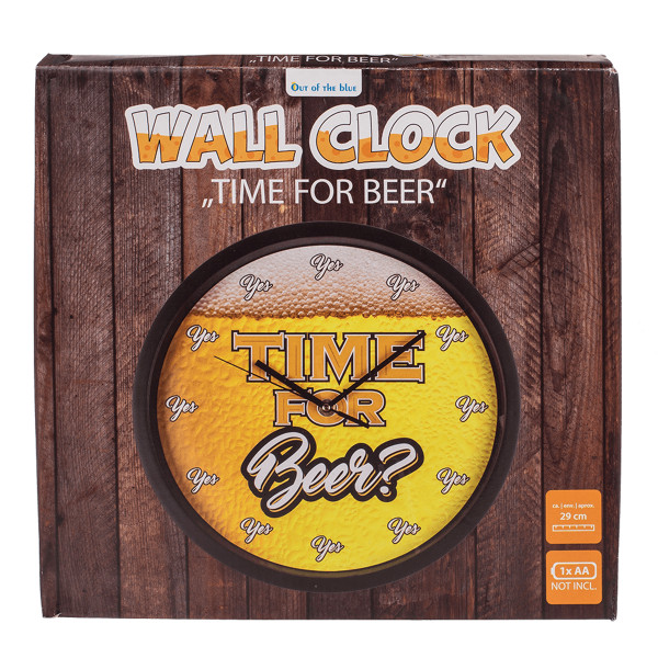 Pulkstenis "Beer O' Clock"