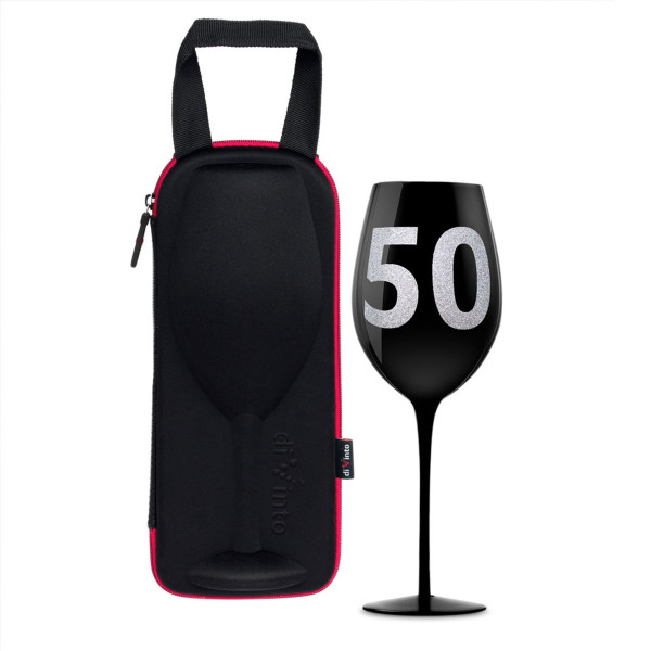 XXL Vīna glāze ar ciparu 50 (860ml)