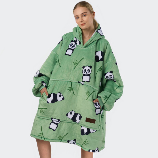 BARAMOOR džemperis - pleds "Panda"