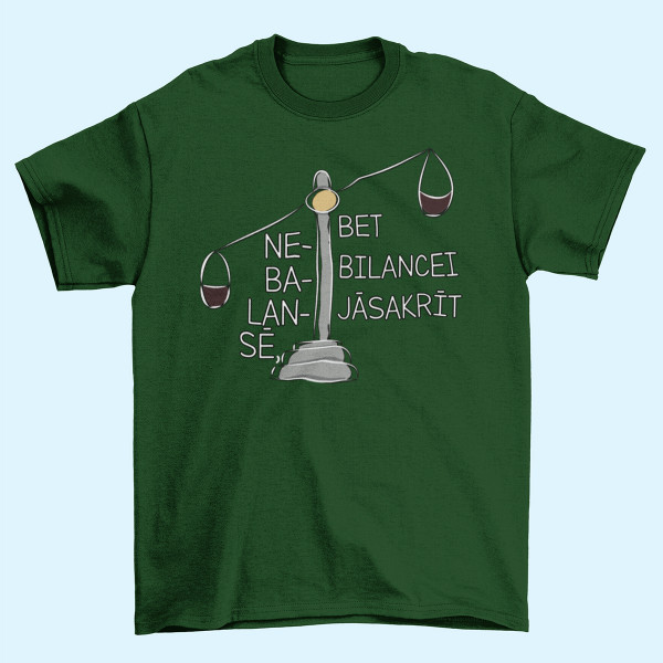T-krekls "Grāmatveža bilance"