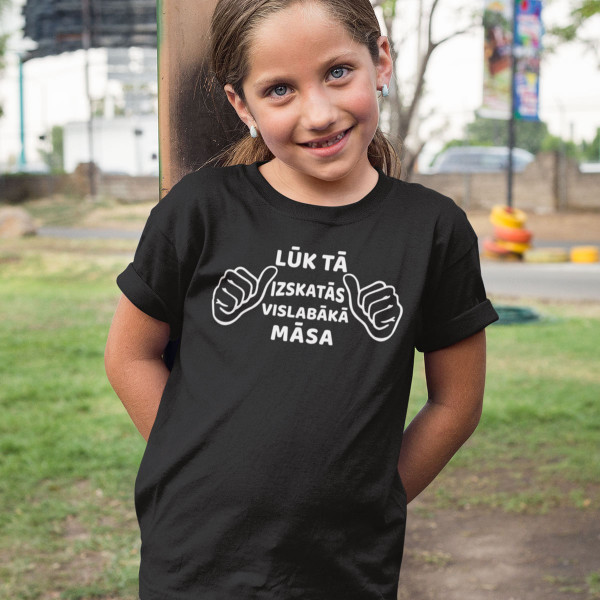 Bērnu T-krekls "Tā izskatās labākā māsa pasaulē"