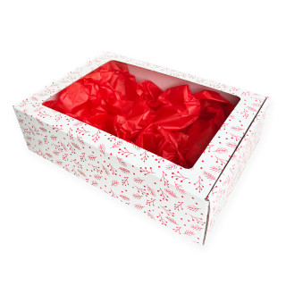 Dāvanu kastīte, Ziemassvētki 320x220x85mm