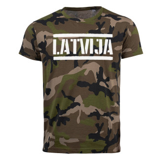 Kamuflāžas T-krekls "Latvija"