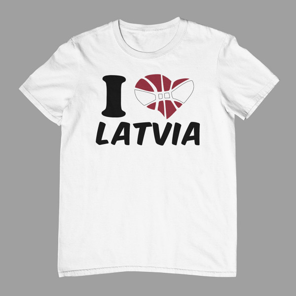 T-krekls "I love Latvia"