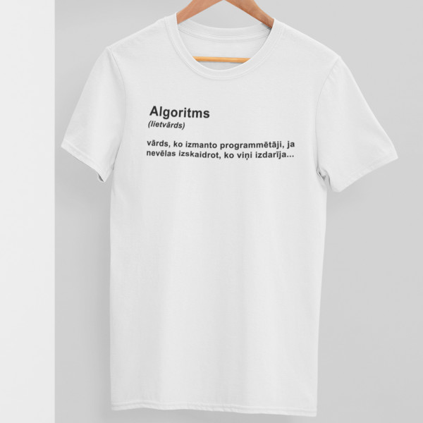 T-krekls "Algoritms"