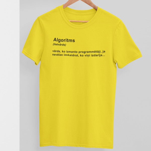 T-krekls "Algoritms"