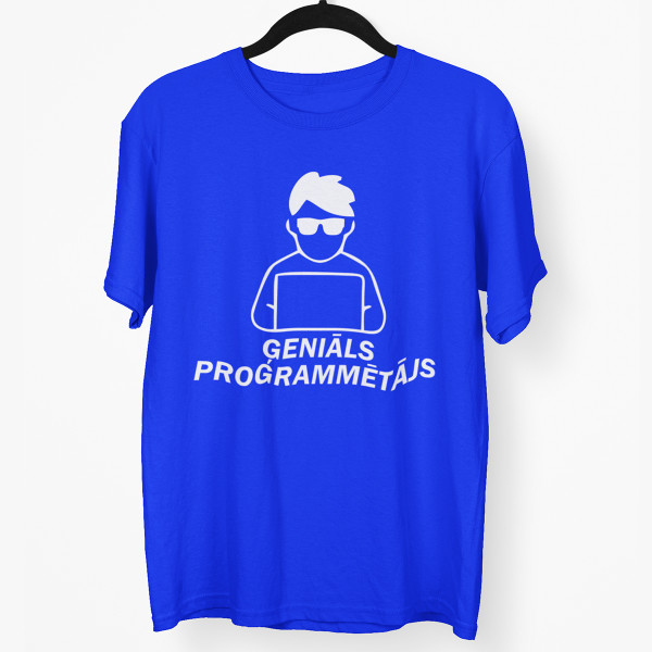 T-krekls "Ģeniāls programmētājs"