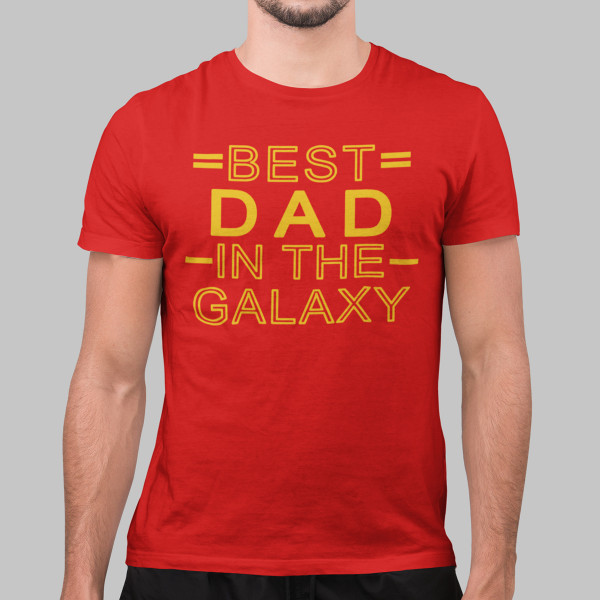 T-krekls "Best dad in the galaxy"