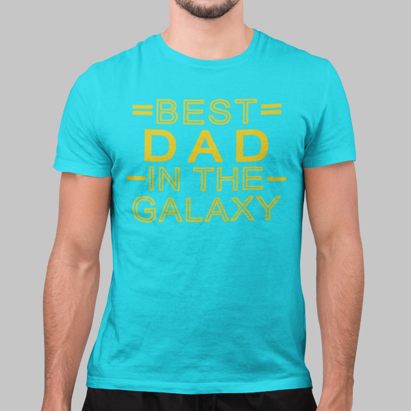 T-krekls "Best dad in the galaxy"