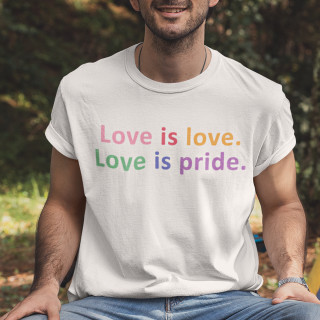 T-krekls "Love is pride"