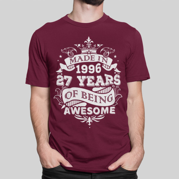 T-krekls "Made in" ar datumu pēc Jūsu izvēles