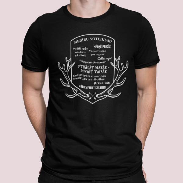 T-krekls "Medību noteikumi"