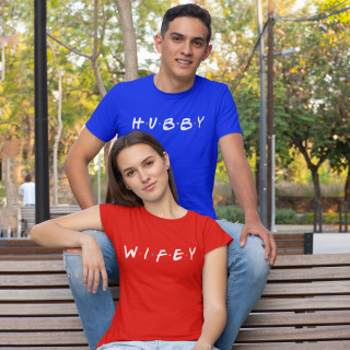T-kreklu komplekts "Sieva un vīrs"