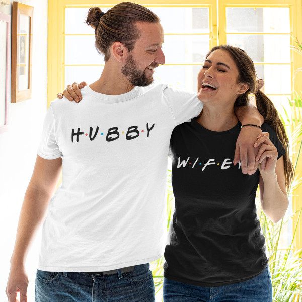 T-kreklu komplekts "Sieva un vīrs"
