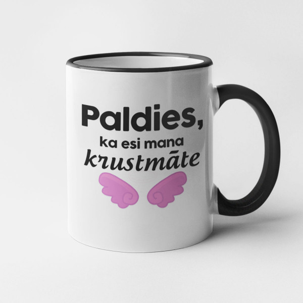 Krūze "Paldies, ka esi mana krustmāte"