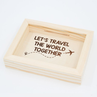 Krājkrase-rāmītis "Let's travel the world together"