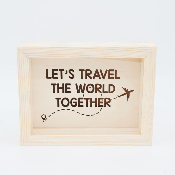 Krājkrase-rāmītis "Let's travel the world together"