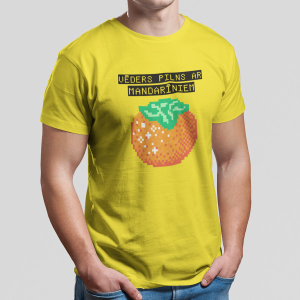 T-krekls "Vēders pilns ar mandarīniem"