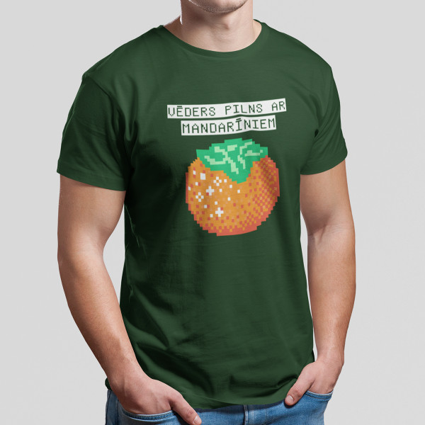 T-krekls "Vēders pilns ar mandarīniem"