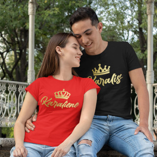 T-kreklu komplekts "Mēs esam karaliski"