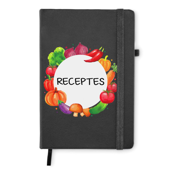 A5 piezīmju bloknots "Receptes" A5 piezīmju bloknots "Receptes"