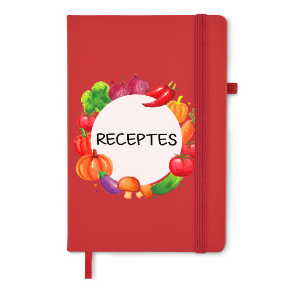 A5 piezīmju bloknots "Receptes" A5 piezīmju bloknots "Receptes"