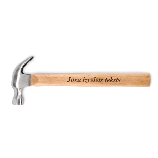 Āmurs ar koka rokturi un tekstu pēc jūsu izvēles