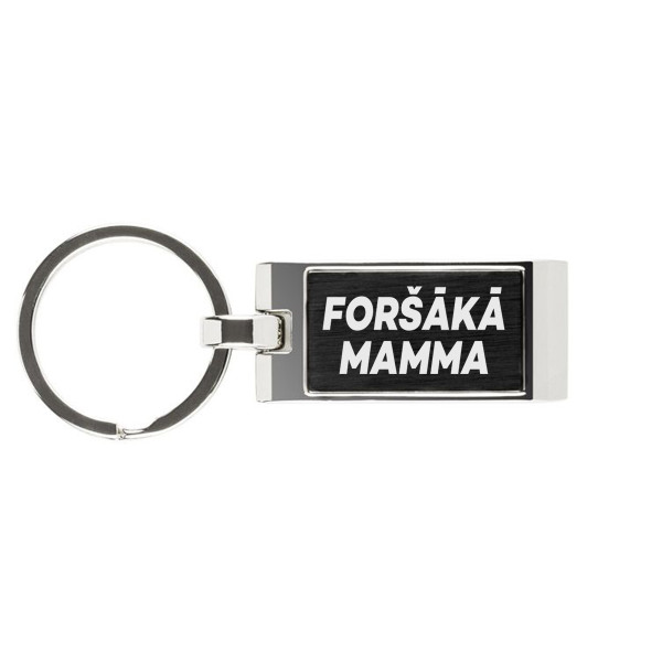 Atslēgu piekariņš ar gravējumu "Foršākā mamma" Atslēgu piekariņš ar gravējumu "Foršākā mamma"