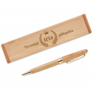 Bambusa pildspalva "Tēta personīgā pildspalva"