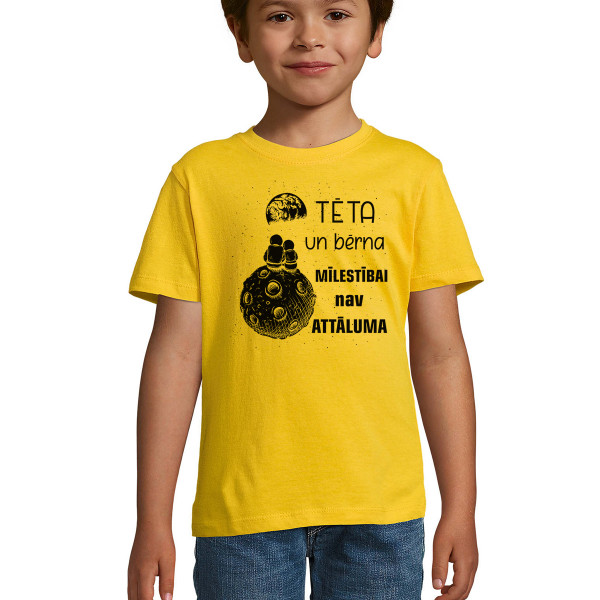 Bērnu T-krekls "Tēva un bērna mīlestība"