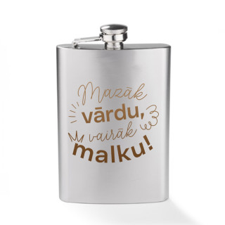 Blašķe "Mazāk vārdu" (240ml)