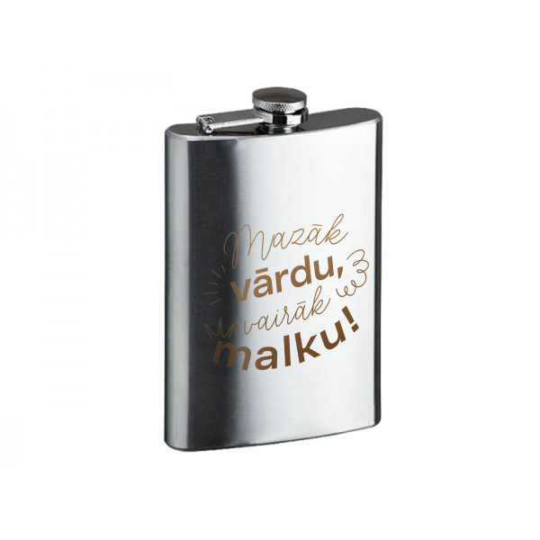 Blašķe "Mazāk vārdu" (240ml)
