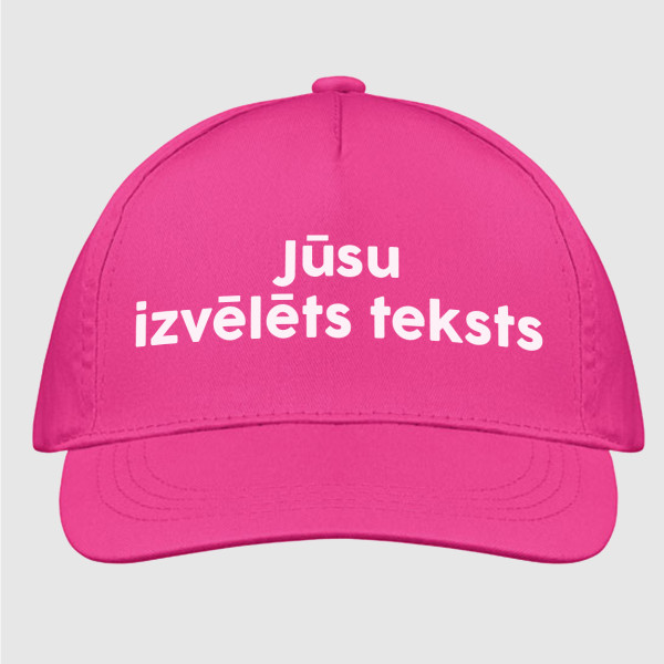 Cepure ar tekstu pēc Jūsu izvēles