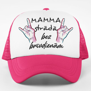 Cepure "Mamma strādā bez brīvdienām"