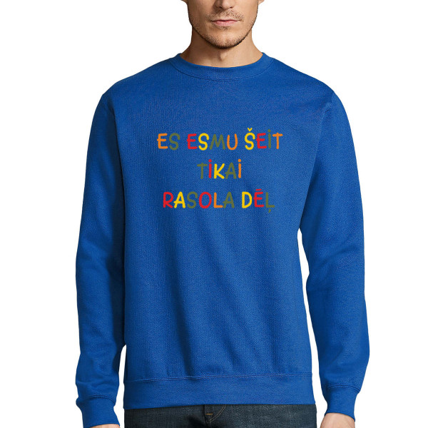 Džemperis "Es esmu šeit tikai rasola dēļ" (bez kapuces)