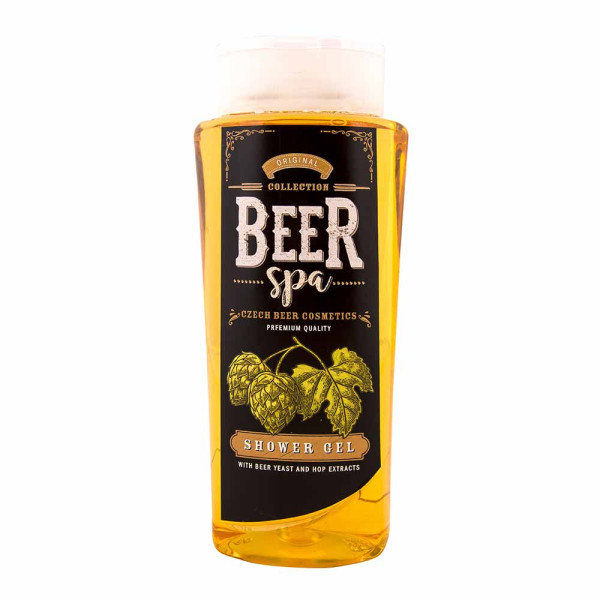 Dušas želeja "BEER SPA" (250ml) ar alus raugu un apiņu ekstraktiem