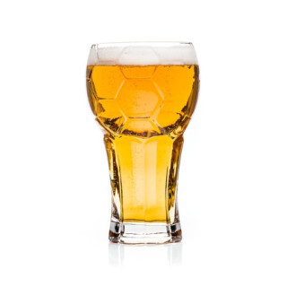 Futbola bumbas formas alus glāze Futbola bumbas formas alus glāze