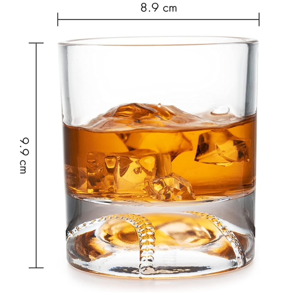 Alus karafes un 4 glāžu komplekts "Baseball bat"