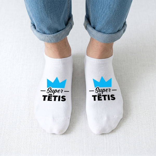 Īsās vīriešu zeķes "Super tētis"